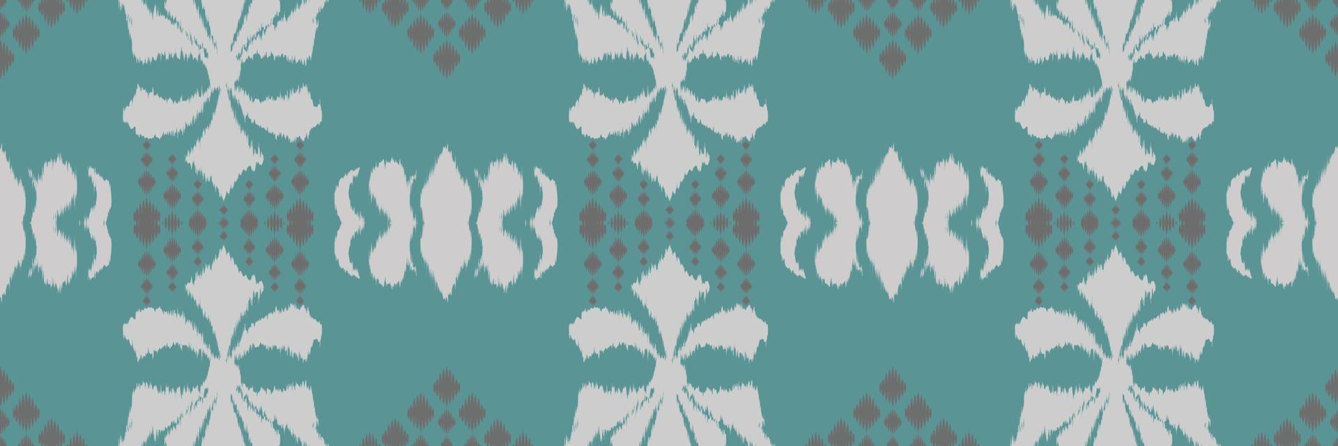 ikat imprime batik textil patrón sin costuras diseño de vector digital para imprimir saree kurti borneo borde de tela símbolos de pincel muestras de algodón