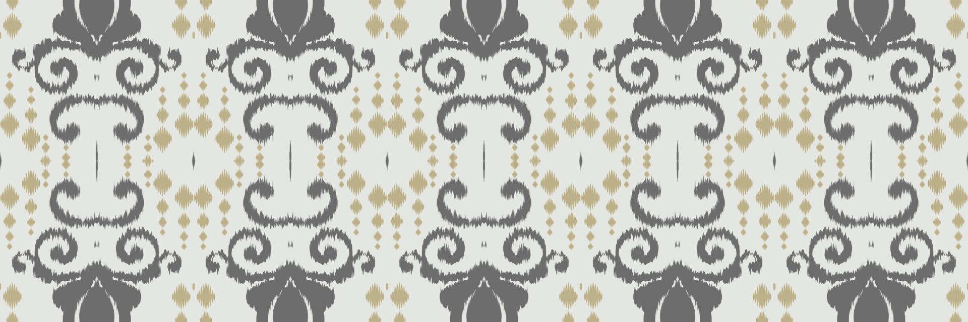 Ikat fabric tribal abstract Seamless Pattern. Ethnic Geometric Ikkat Batik Digital vector textile Design for Prints Fabric saree Mughal brush symbol Swaths texture Kurti Kurtis Kurtas