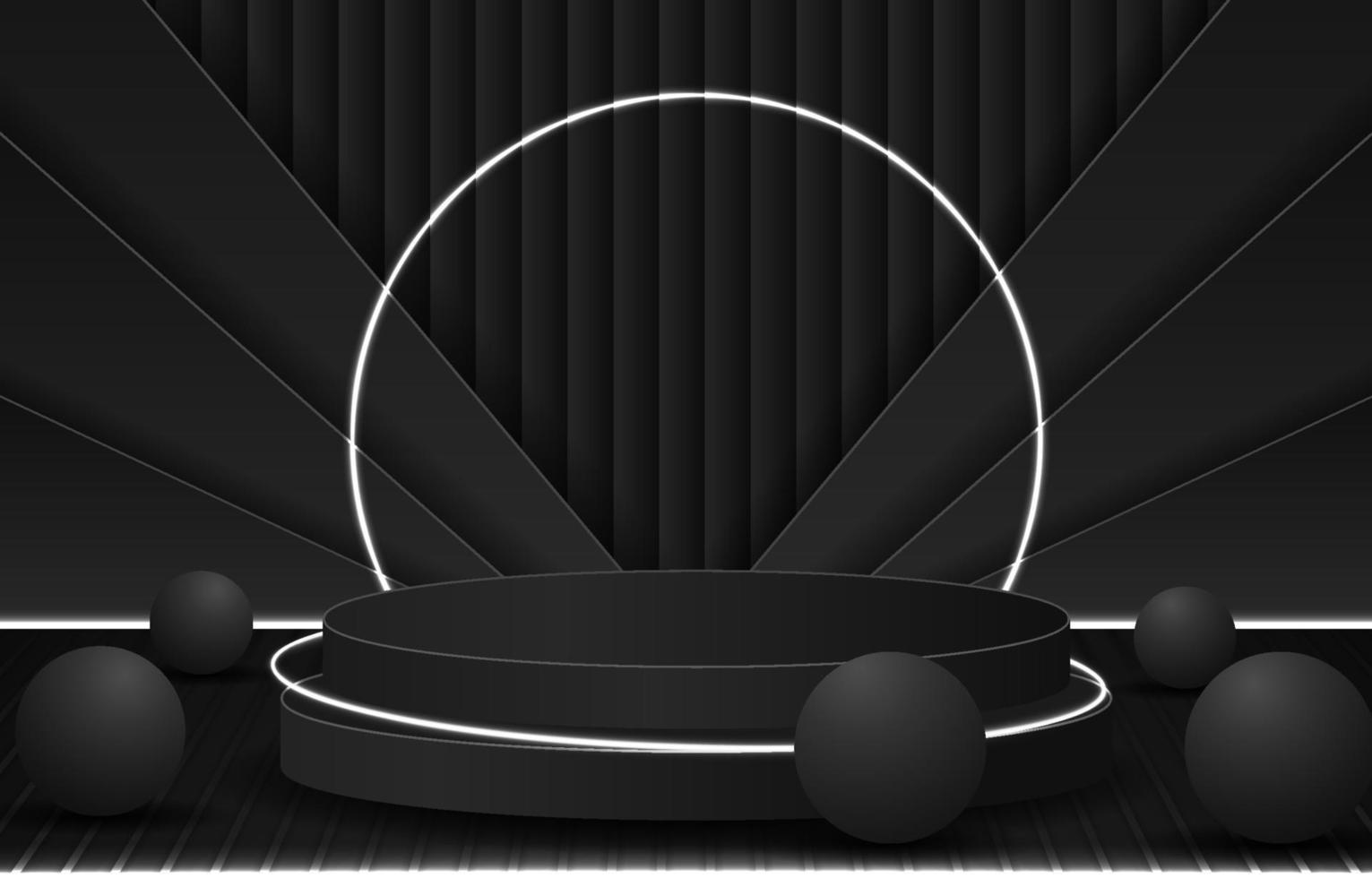 Black Abstract Background vector