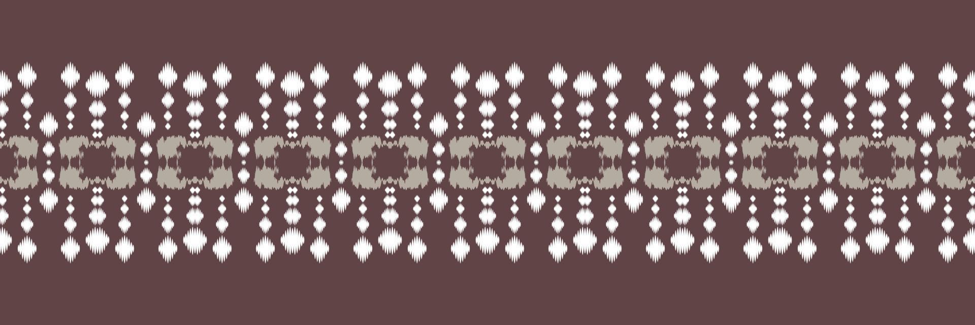 Ikat flowers tribal cross Seamless Pattern. Ethnic Geometric Ikkat Batik Digital vector textile Design for Prints Fabric saree Mughal brush symbol Swaths texture Kurti Kurtis Kurtas