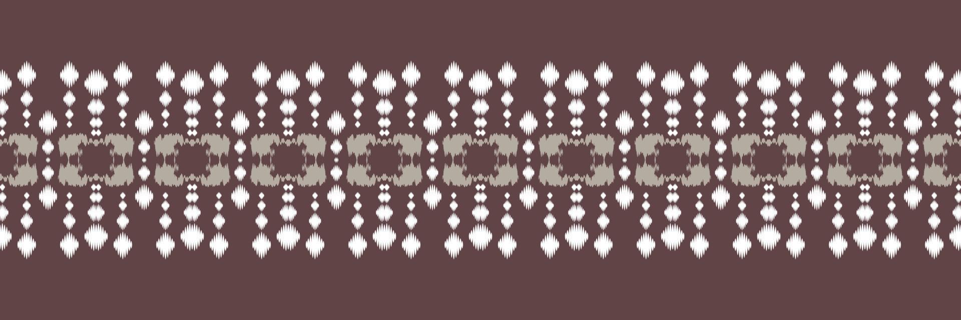 Ikat flowers tribal cross Seamless Pattern. Ethnic Geometric Ikkat Batik Digital vector textile Design for Prints Fabric saree Mughal brush symbol Swaths texture Kurti Kurtis Kurtas