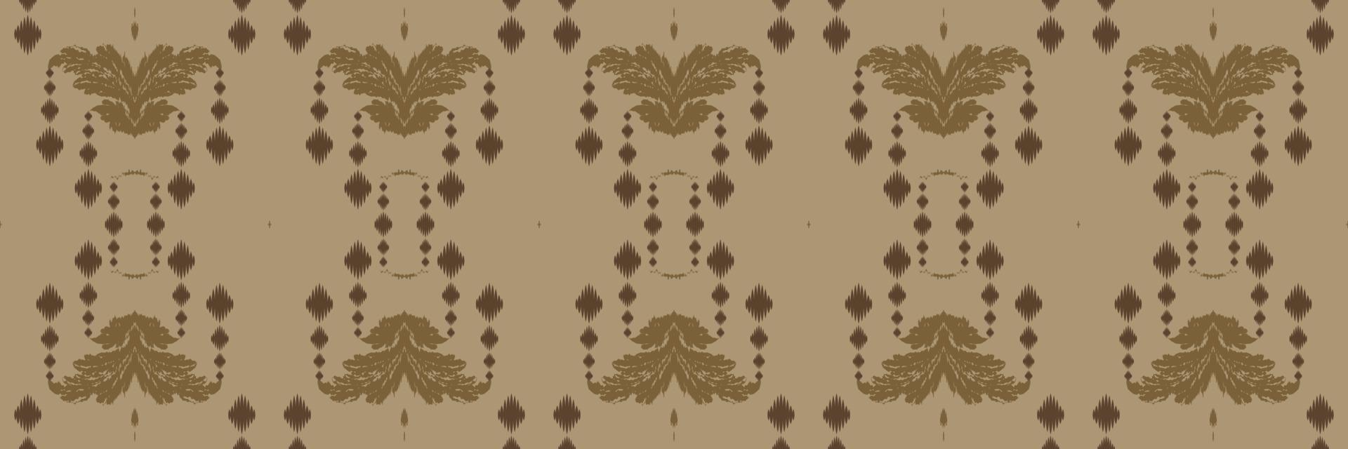 Ikat border tribal art Seamless Pattern. Ethnic Geometric Batik Ikkat Digital vector textile Design for Prints Fabric saree Mughal brush symbol Swaths texture Kurti Kurtis Kurtas