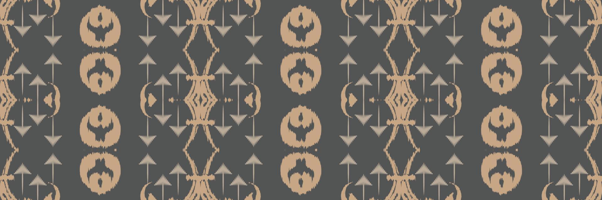 Batik Textile Ikkat or ikat design seamless pattern digital vector design for Print saree Kurti Borneo Fabric border brush symbols swatches designer