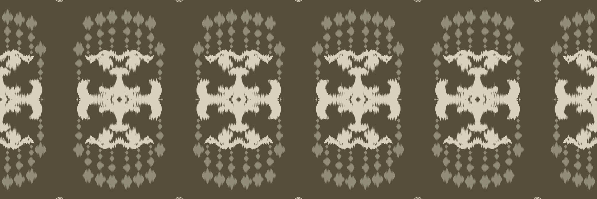 Batik Textile Ethnic ikat triangle seamless pattern digital vector design for Print saree Kurti Borneo Fabric border brush symbols swatches designer