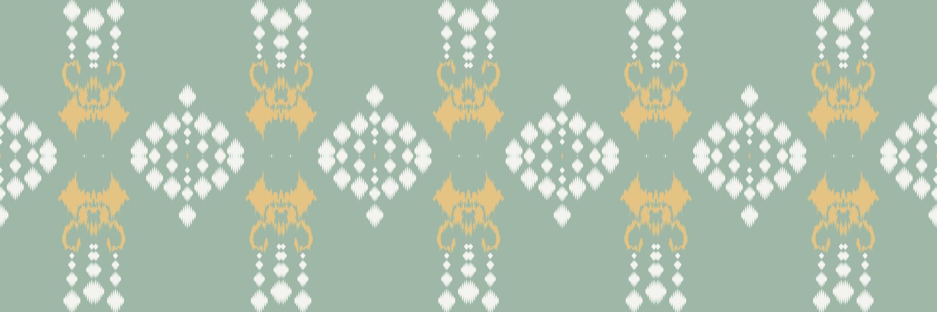 Batik Textile ikat fabric seamless pattern digital vector design for Print saree Kurti Borneo Fabric border brush symbols swatches designer
