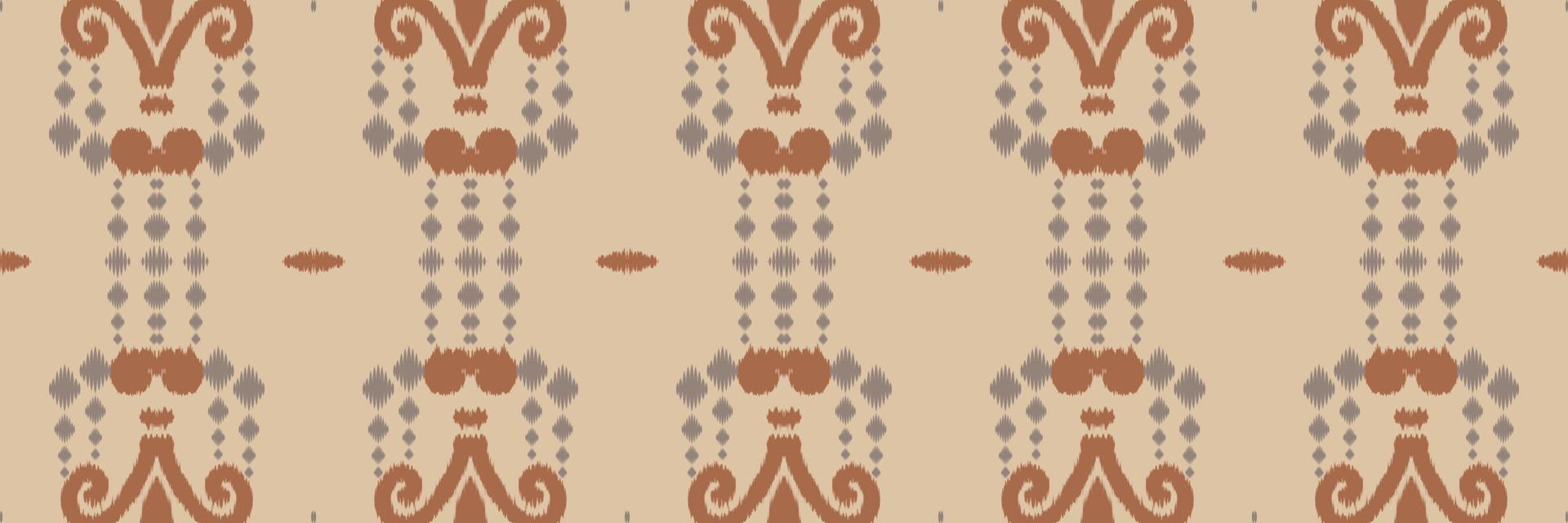 Ikkat or ikat designs batik textile seamless pattern digital vector design for Print saree Kurti Borneo Fabric border brush symbols swatches designer