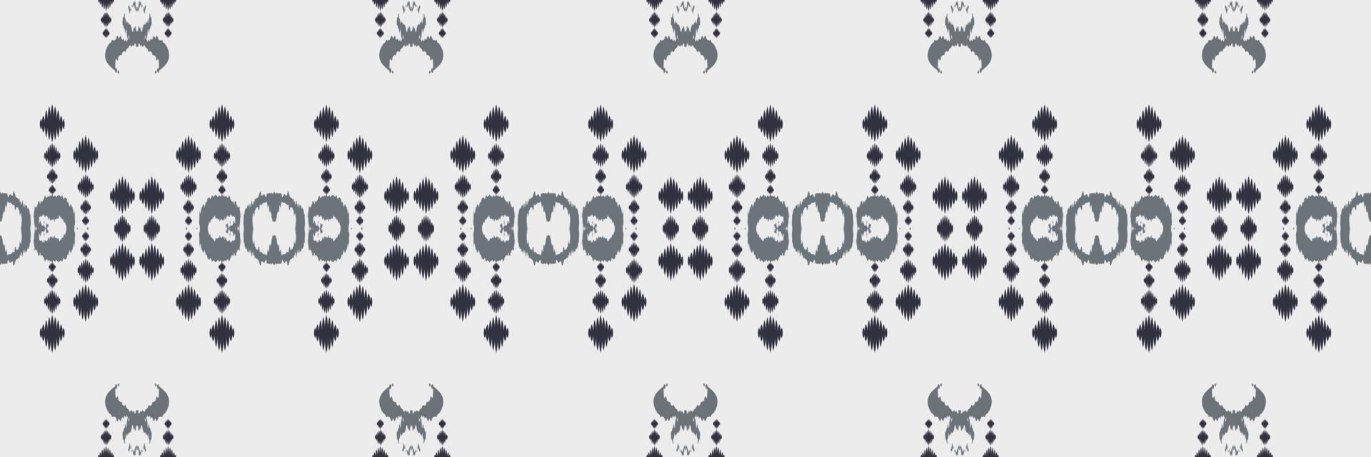 Batik Textile Motif ikat design seamless pattern digital vector design for Print saree Kurti Borneo Fabric border brush symbols swatches cotton