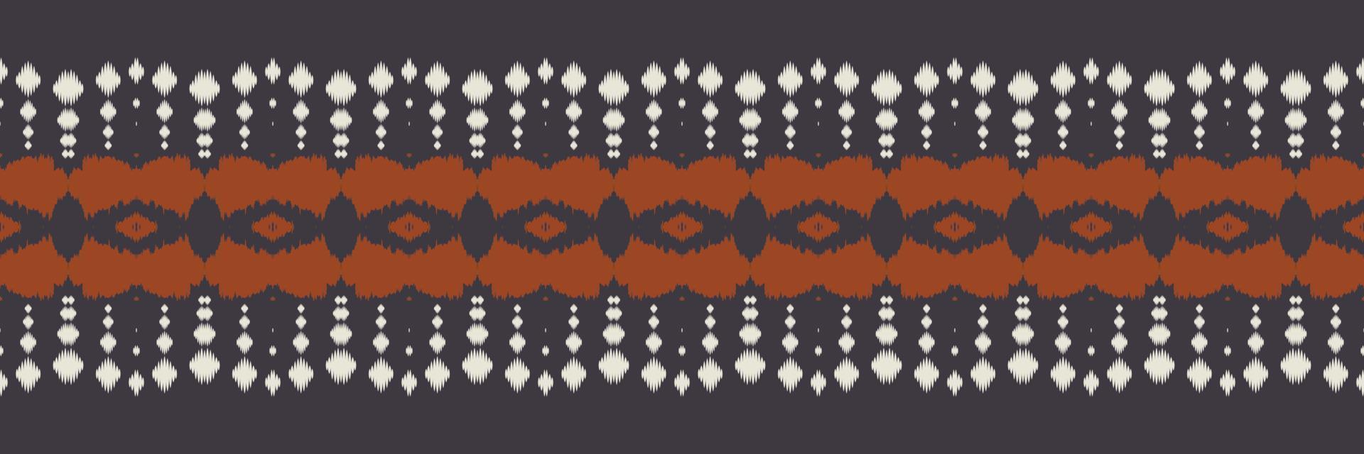 Ikat flower tribal cross Seamless Pattern. Ethnic Geometric Ikkat Batik Digital vector textile Design for Prints Fabric saree Mughal brush symbol Swaths texture Kurti Kurtis Kurtas