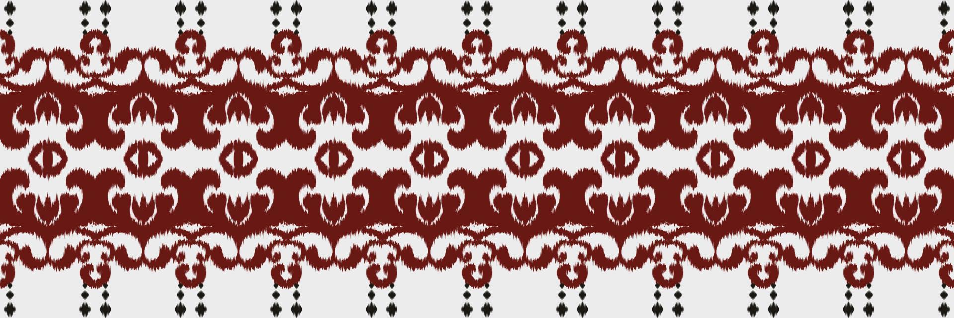 batik textil ikat fondo de patrones sin fisuras diseño vectorial digital para imprimir saree kurti borneo borde de tela símbolos de pincel muestras diseñador vector