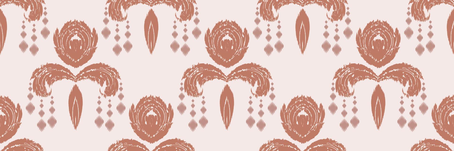 Ikat Damask Scandinavian embroidery, ikat seamless pattern tribal color, Fashion pattern Digital textile Asian Design ancient art for Prints Fabric saree Mughal Swaths texture Kurti Kurtis Kurtas vector