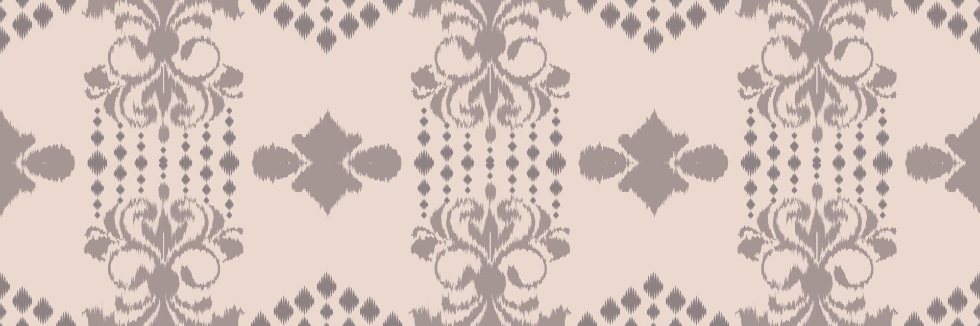 Ikat prints batik textile seamless pattern digital vector design for Print saree Kurti Borneo Fabric border brush symbols swatches stylish