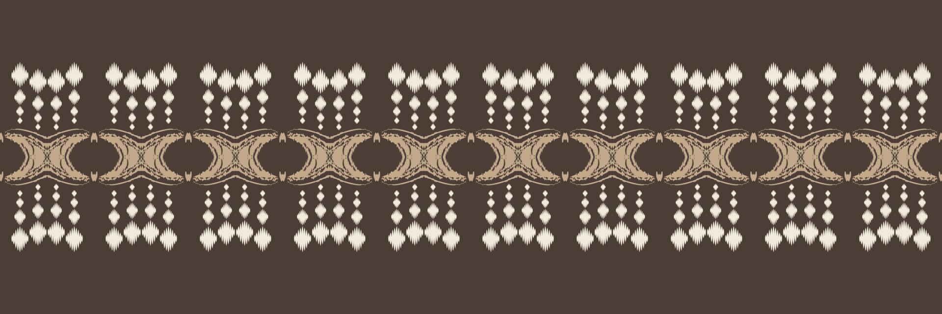 Ikat fabric tribal chevron Seamless Pattern. Ethnic Geometric Ikkat Batik Digital vector textile Design for Prints Fabric saree Mughal brush symbol Swaths texture Kurti Kurtis Kurtas
