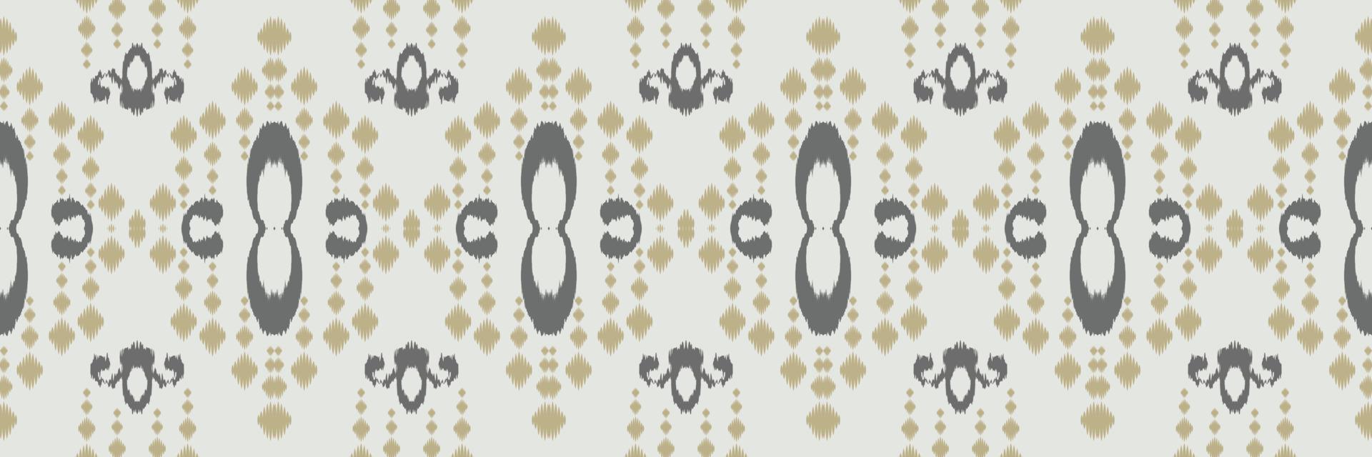 batik textil étnico ikat diamante patrón sin costuras diseño vectorial digital para imprimir saree kurti borde de tela símbolos de pincel muestras ropa de fiesta vector
