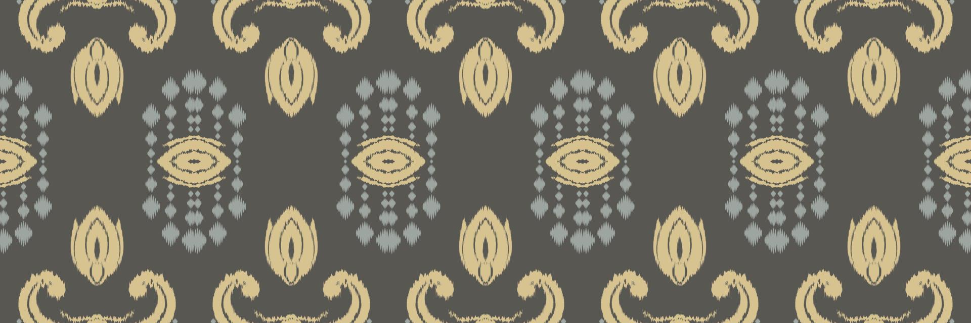 Motif ikat design batik textile seamless pattern digital vector design for Print saree Kurti Borneo Fabric border brush symbols swatches stylish