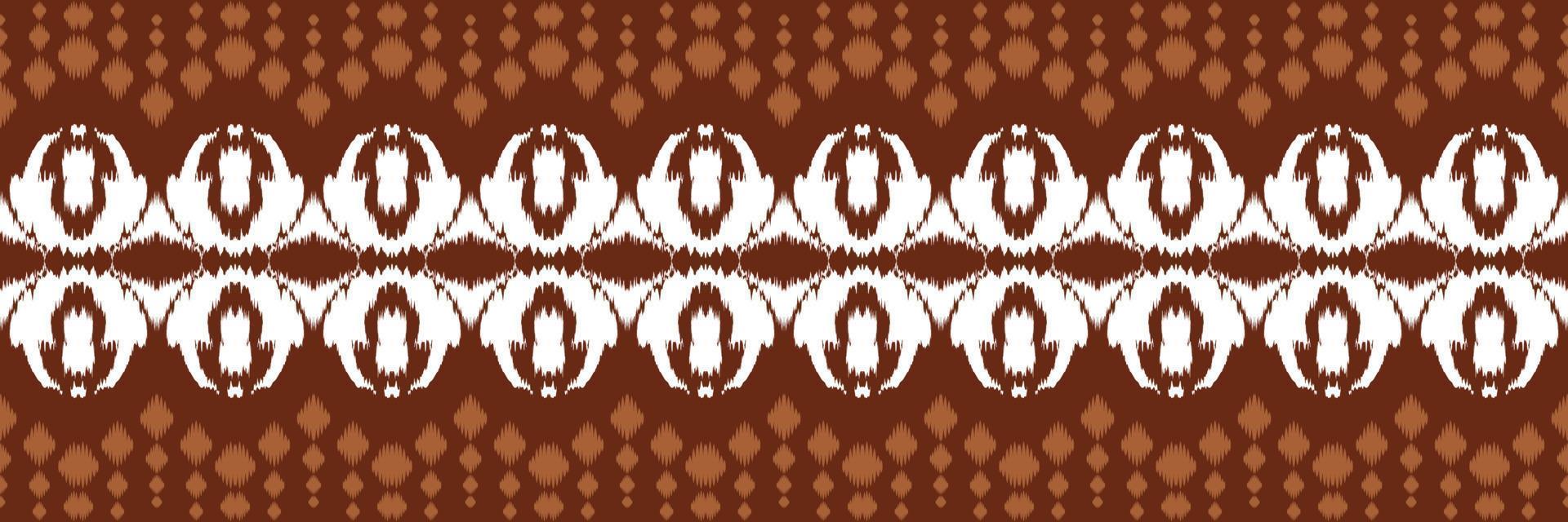 ikat vector tribal africano patrón sin costuras. étnico geométrico batik ikkat vector digital diseño textil para estampados tela sari mogol cepillo símbolo franjas textura kurti kurtis kurtas