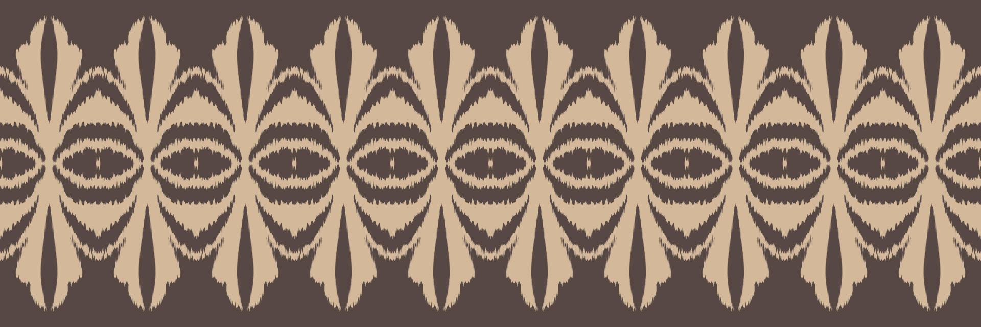 Batik Textile ikat frame seamless pattern digital vector design for Print saree Kurti Borneo Fabric border brush symbols swatches designer