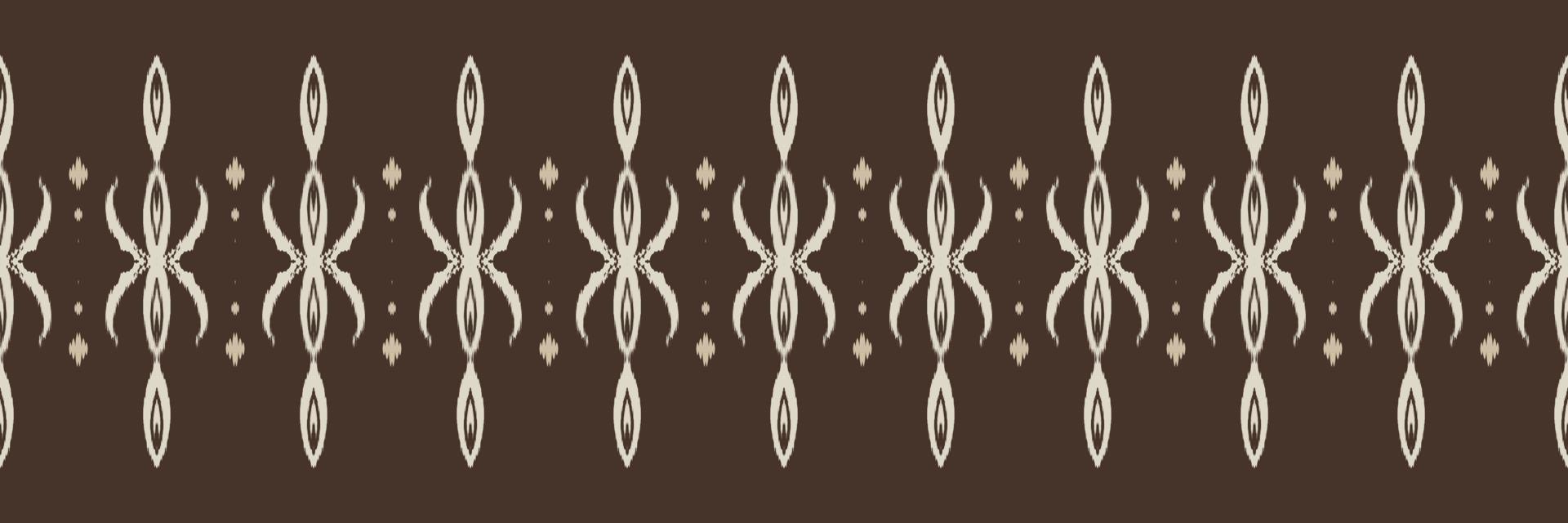 Ikat floral tribal Aztec Seamless Pattern. Ethnic Geometric Batik Ikkat Digital vector textile Design for Prints Fabric saree Mughal brush symbol Swaths texture Kurti Kurtis Kurtas