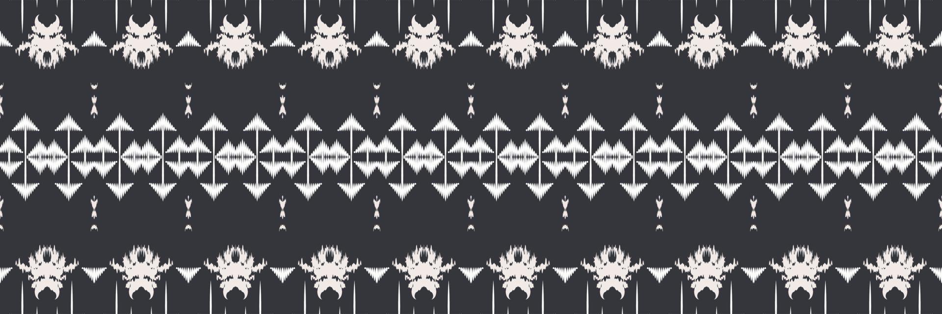 Ikat seamless pattern tribal art Seamless Pattern. Ethnic Geometric Batik Ikkat Digital vector textile Design for Prints Fabric saree Mughal brush symbol Swaths texture Kurti Kurtis Kurtas