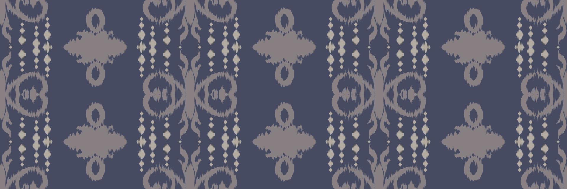 Batik Textile ikat triangle seamless pattern digital vector design for Print saree Kurti Borneo Fabric border brush symbols swatches designer