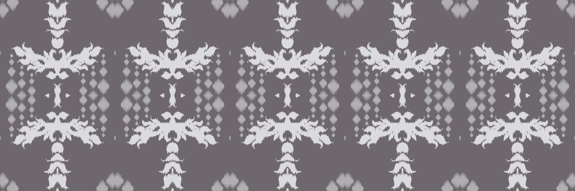 Ethnic ikat triangle batik textile seamless pattern digital vector design for Print saree Kurti Borneo Fabric border brush symbols swatches designer