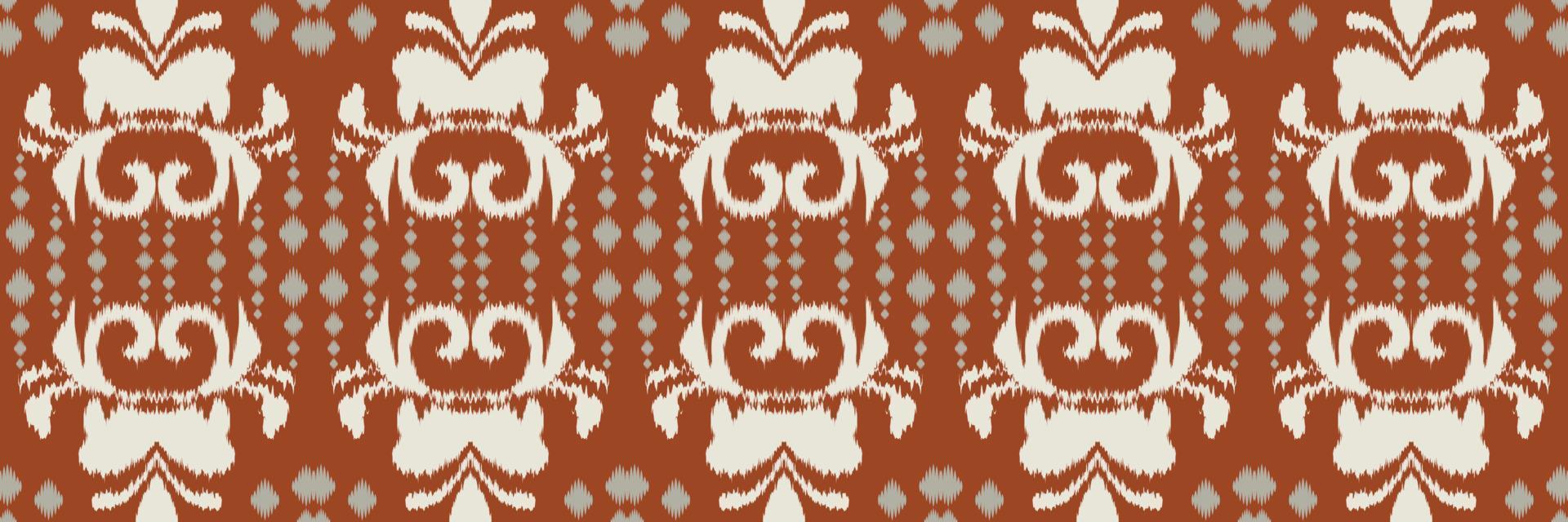 Ikat prints tribal cross Geometric Traditional ethnic oriental design for the background. Folk embroidery, Indian, Scandinavian, Gypsy, Mexican, African rug, wallpaper. vector