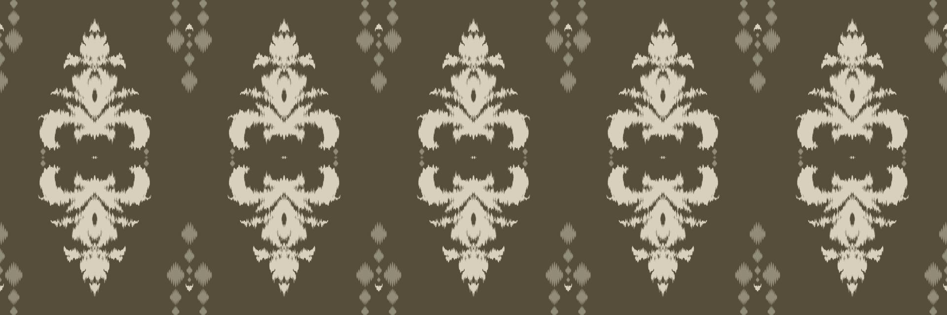 Batik Textile African ikat seamless pattern digital vector design for Print saree Kurti Borneo Fabric border brush symbols swatches designer