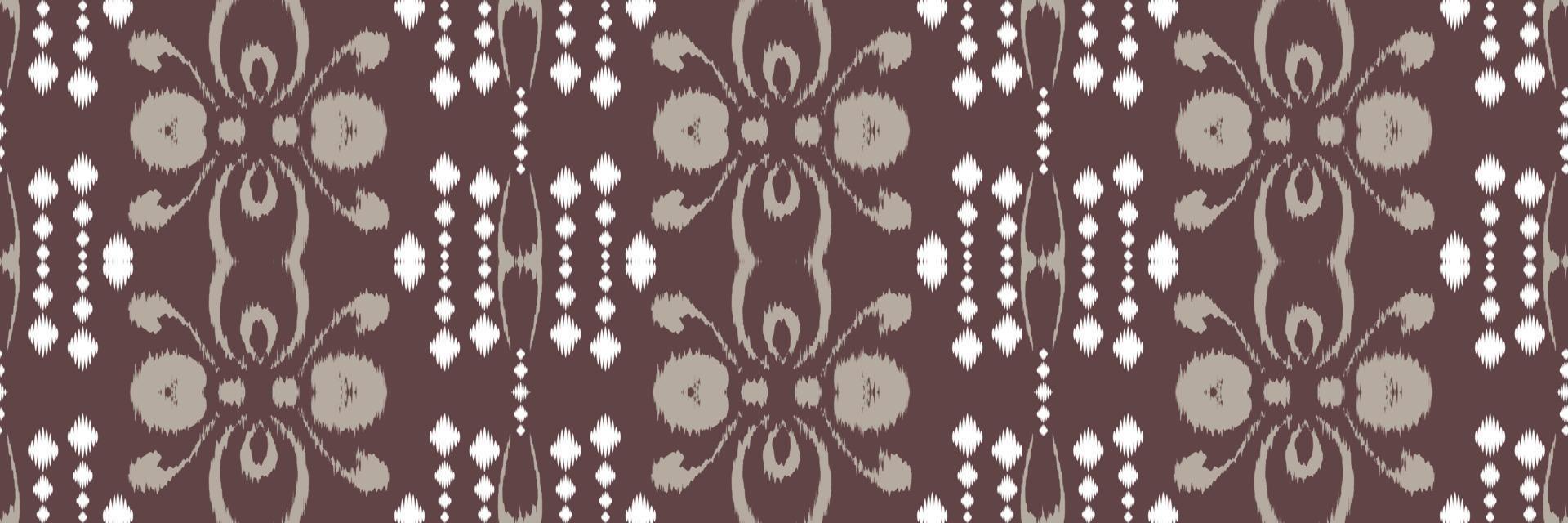 batik textil ikkat o ikat fondo de patrones sin fisuras diseño vectorial digital para imprimir saree kurti borneo borde de tela símbolos de pincel muestras ropa de fiesta vector