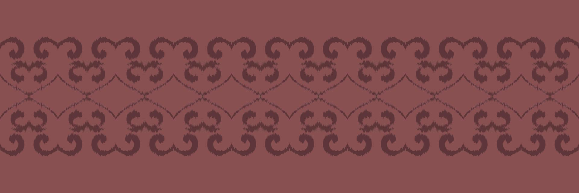 Ethnic ikat vector batik textile seamless pattern digital vector design for Print saree Kurti Borneo Fabric border brush symbols swatches party wear
