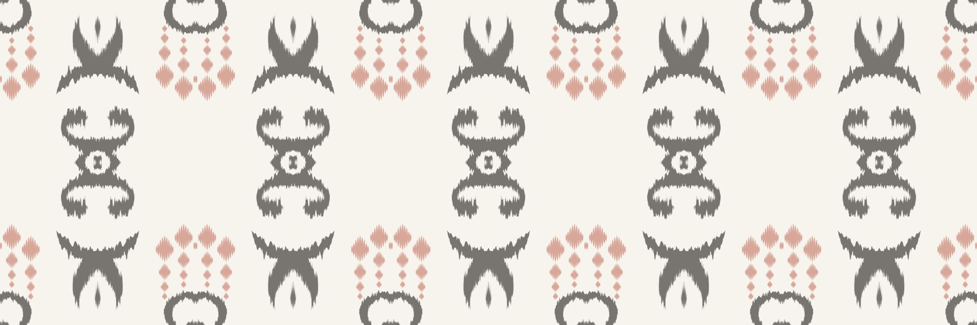 Batik Textile Motif ikat floral seamless pattern digital vector design for Print saree Kurti Borneo Fabric border brush symbols swatches cotton