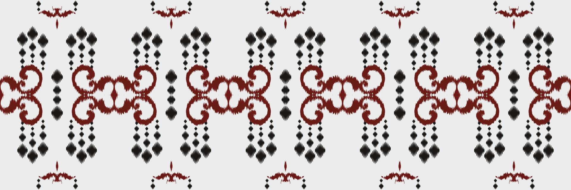 Ikat diamond batik textile seamless pattern digital vector design for Print saree Kurti Borneo Fabric border brush symbols swatches designer