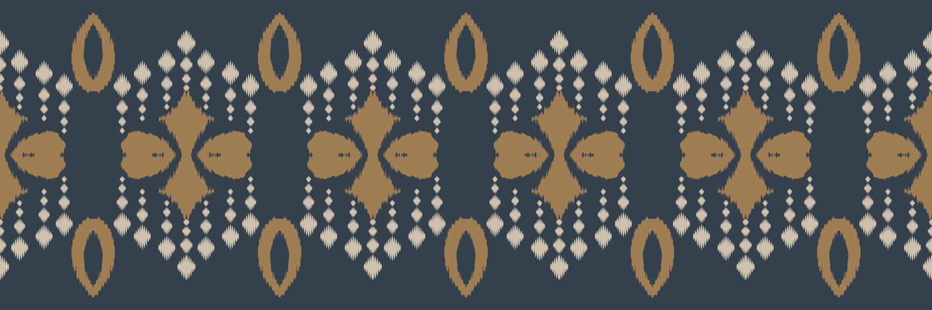 Batik Textile Ethnic ikat chevron seamless pattern digital vector design for Print saree Kurti Borneo Fabric border brush symbols swatches cotton