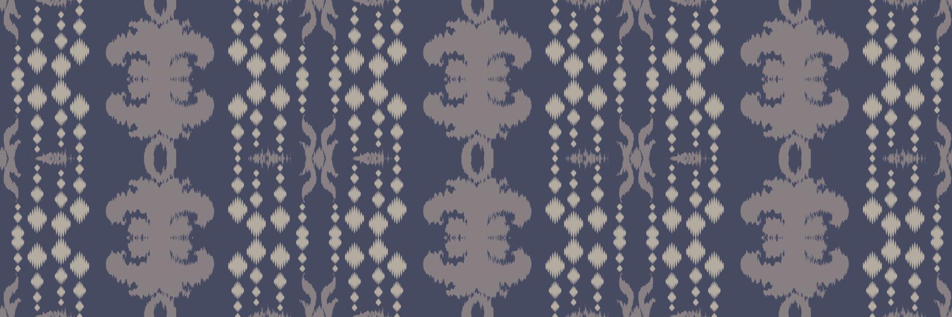 Batik Textile Ikkat or ikat chevron seamless pattern digital vector design for Print saree Kurti Borneo Fabric border brush symbols swatches designer