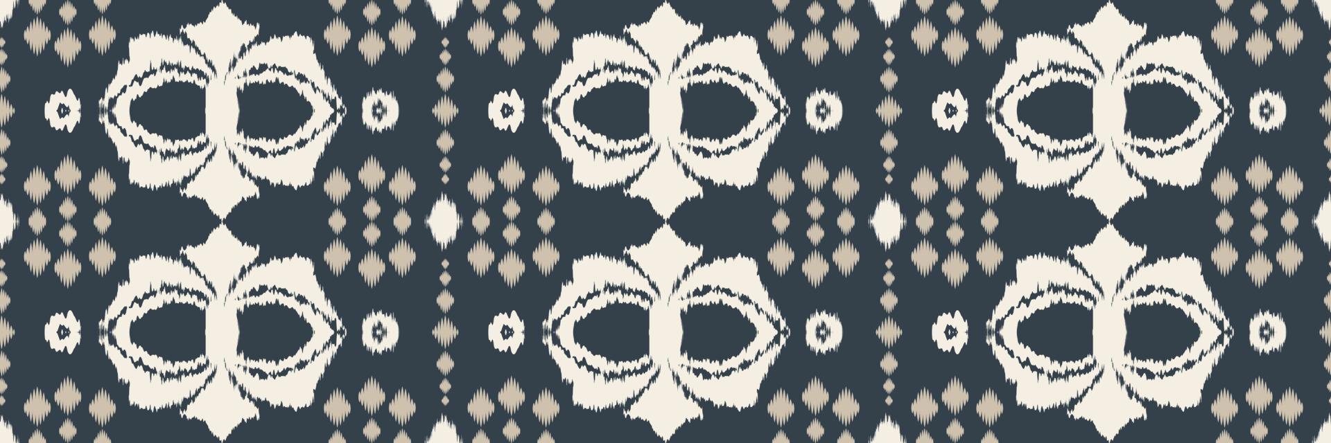Batik Textile Motif ikat triangle seamless pattern digital vector design for Print saree Kurti Borneo Fabric border brush symbols swatches designer