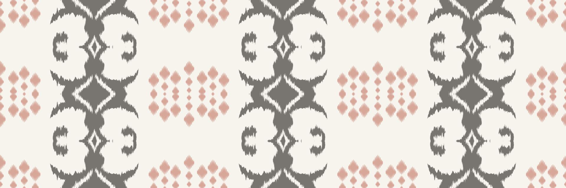 Batik Textile Ethnic ikat background seamless pattern digital vector design for Print saree Kurti Borneo Fabric border brush symbols swatches designer