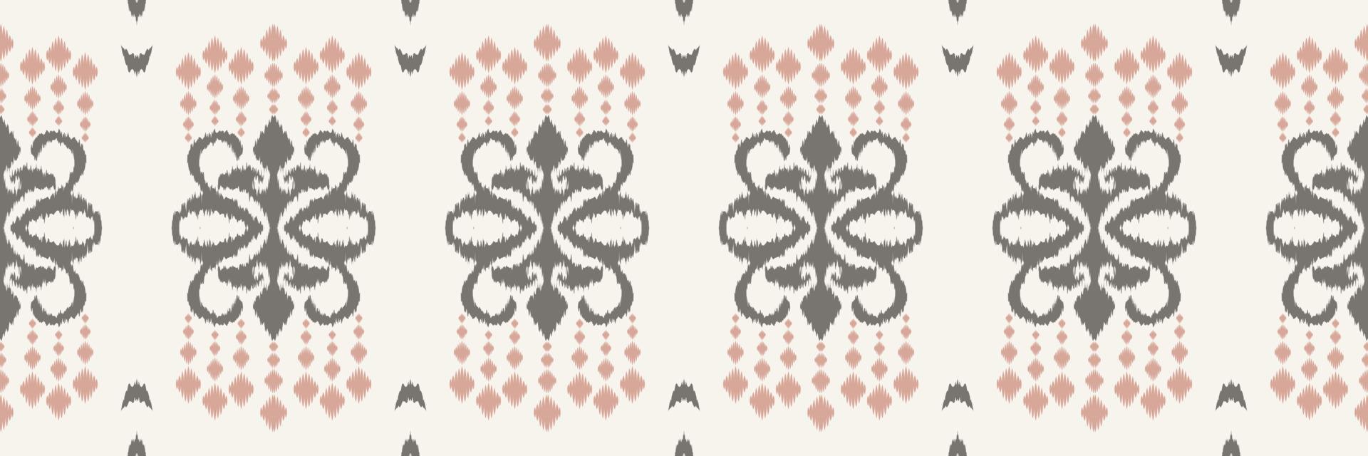 Batik Textile Ethnic ikat background seamless pattern digital vector design for Print saree Kurti Borneo Fabric border brush symbols swatches designer