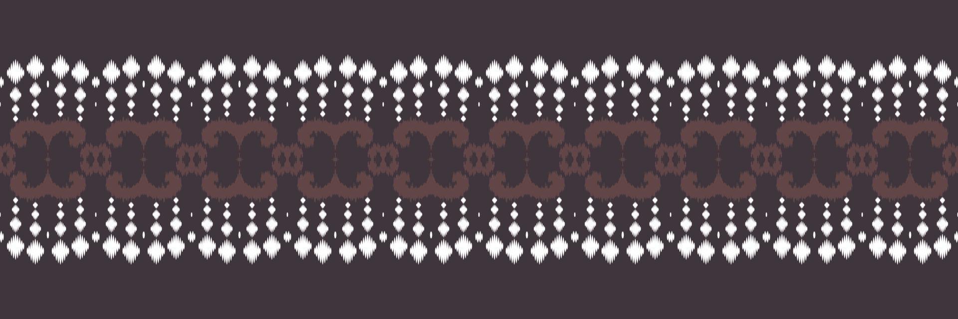 Ikat flowers tribal chevron Seamless Pattern. Ethnic Geometric Ikkat Batik Digital vector textile Design for Prints Fabric saree Mughal brush symbol Swaths texture Kurti Kurtis Kurtas