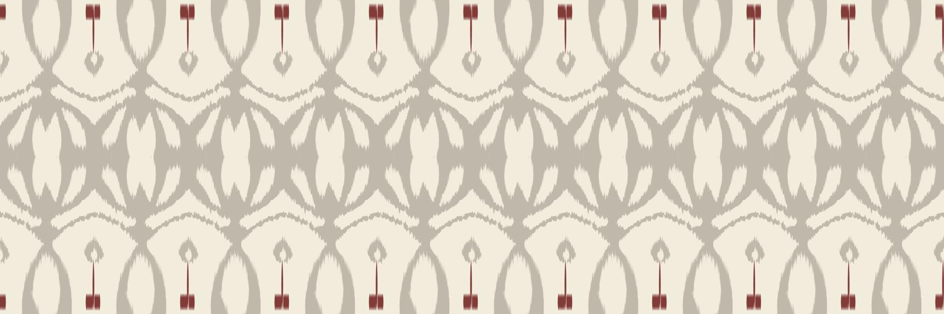 Ikat border tribal Africa Seamless Pattern. Ethnic Geometric Ikkat Batik Digital vector textile Design for Prints Fabric saree Mughal brush symbol Swaths texture Kurti Kurtis Kurtas