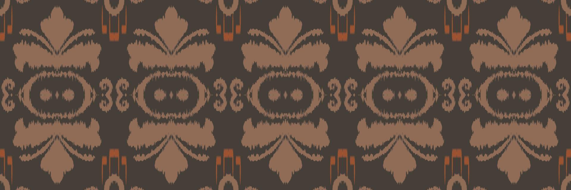 Ikat floral tribal African Seamless Pattern. Ethnic Geometric Ikkat Batik Digital vector textile Design for Prints Fabric saree Mughal brush symbol Swaths texture Kurti Kurtis Kurtas