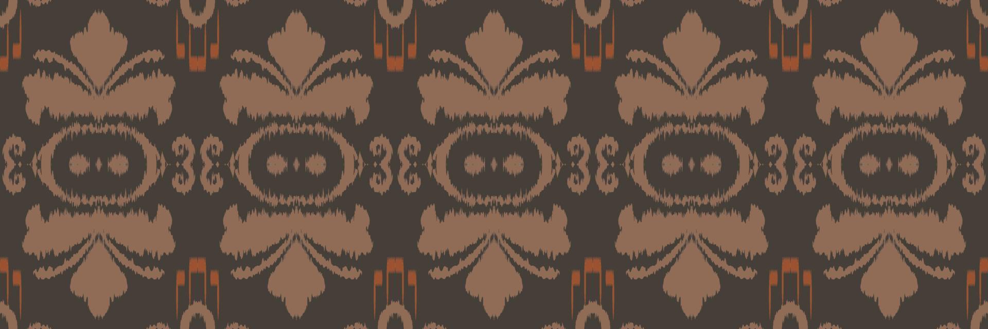 Ikat floral tribal African Seamless Pattern. Ethnic Geometric Ikkat Batik Digital vector textile Design for Prints Fabric saree Mughal brush symbol Swaths texture Kurti Kurtis Kurtas