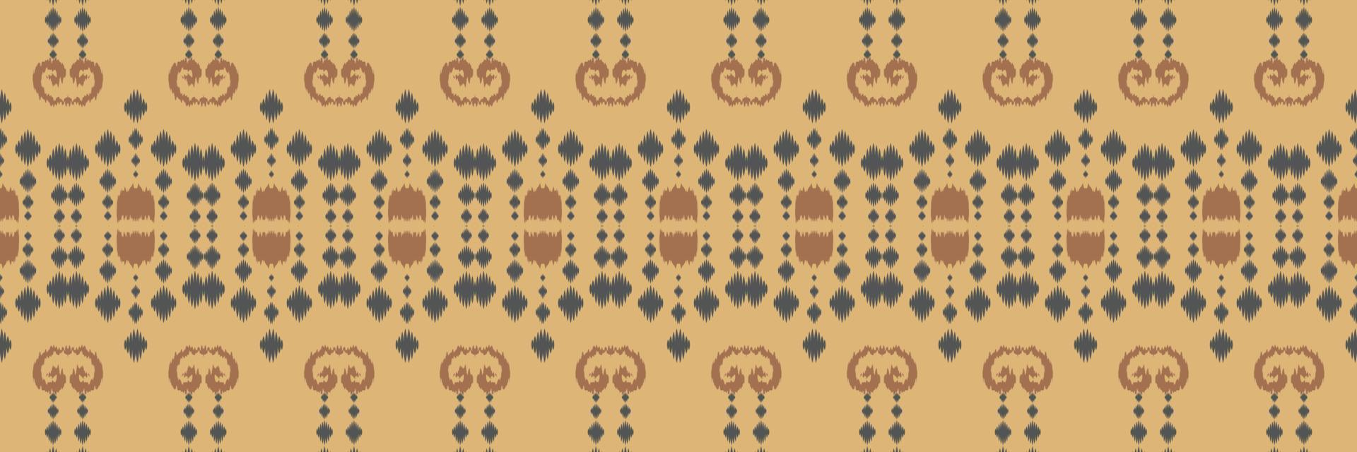 Ikat flower tribal background Seamless Pattern. Ethnic Geometric Ikkat Batik Digital vector textile Design for Prints Fabric saree Mughal brush symbol Swaths texture Kurti Kurtis Kurtas
