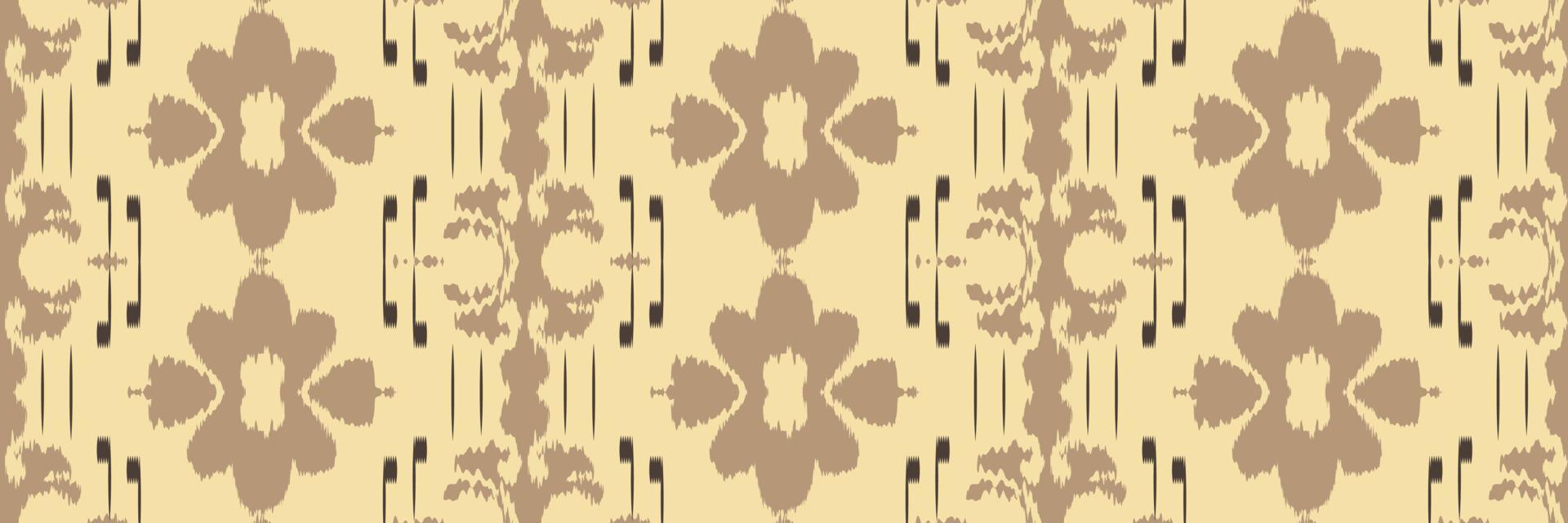 motivo textil batik ikat flores patrón sin costuras diseño vectorial digital para imprimir saree kurti borneo borde de tela símbolos de pincel muestras elegantes vector