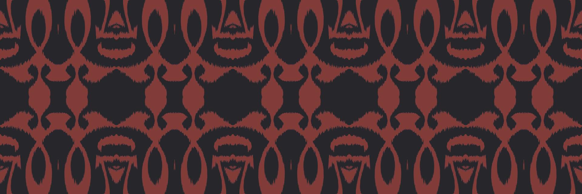 Ethnic ikat Aztec batik textile seamless pattern digital vector design for Print saree Kurti Borneo Fabric border brush symbols swatches designer