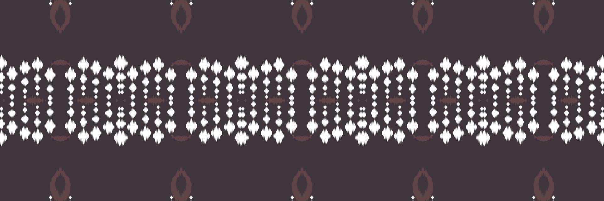 Batik Textile ikat frame seamless pattern digital vector design for Print saree Kurti Borneo Fabric border brush symbols swatches stylish