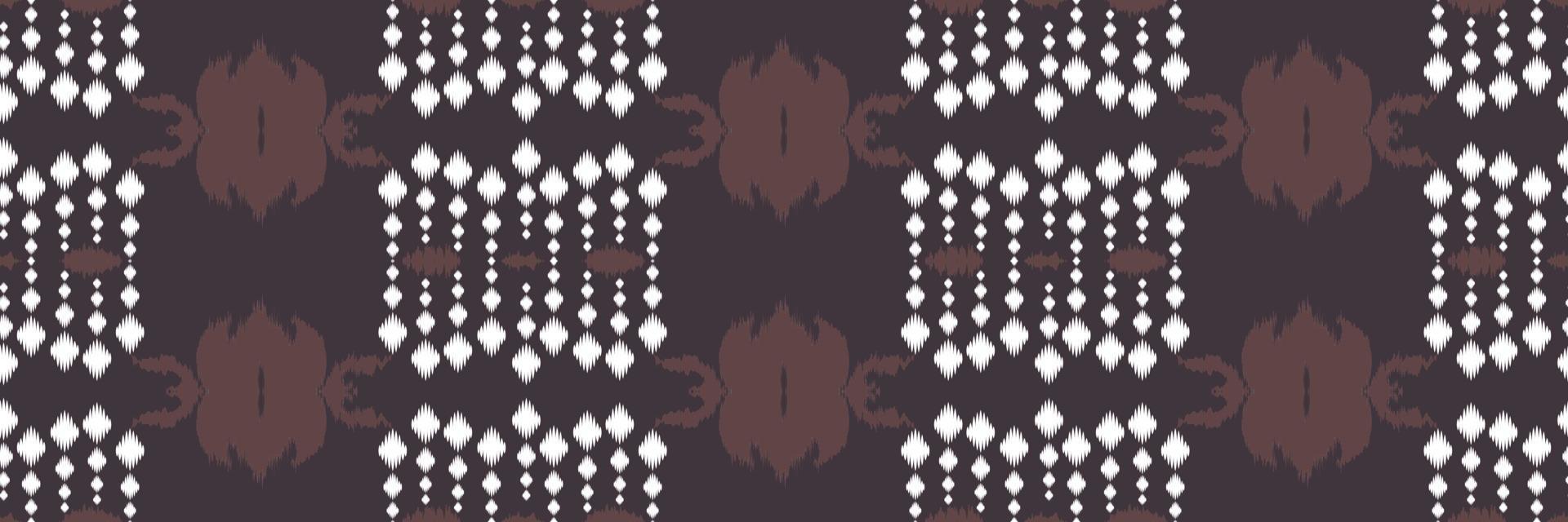 Batik Textile Ikkat or ikat background seamless pattern digital vector design for Print saree Kurti Borneo Fabric border brush symbols swatches cotton