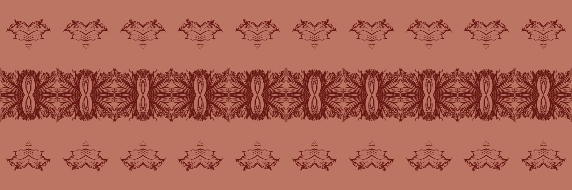 Batik Textile ikat chevron seamless pattern digital vector design for Print saree Kurti Borneo Fabric border brush symbols swatches stylish