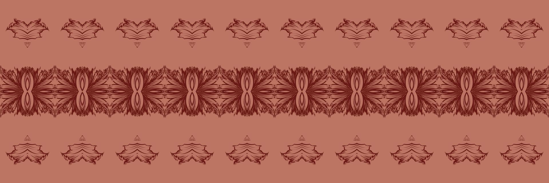 Batik Textile ikat chevron seamless pattern digital vector design for Print saree Kurti Borneo Fabric border brush symbols swatches stylish