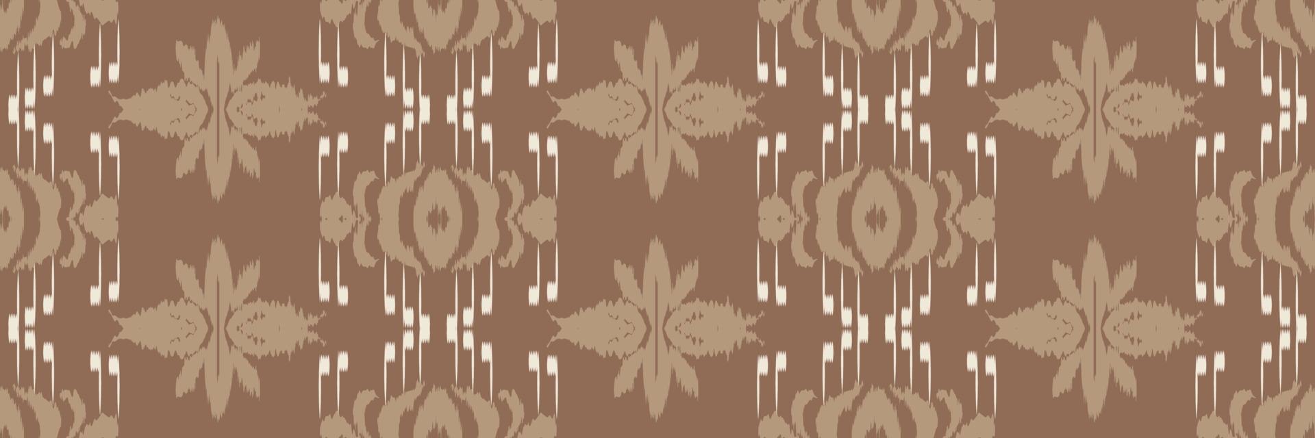 Batik Textile Motif ikat print seamless pattern digital vector design for Print saree Kurti Borneo Fabric border brush symbols swatches stylish