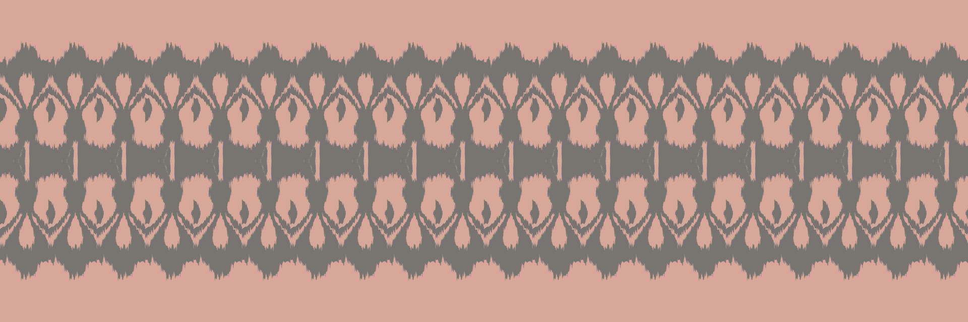 Batik Textile Motif ikat triangle seamless pattern digital vector design for Print saree Kurti Borneo Fabric border brush symbols swatches cotton