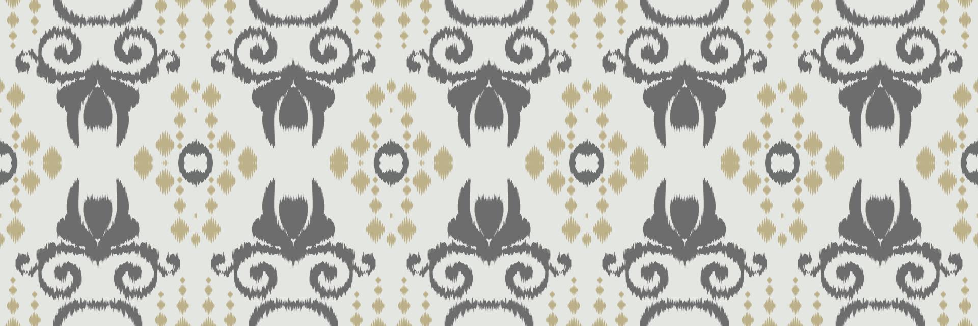 Ikat stripes batik textile seamless pattern digital vector design for Print saree Kurti Borneo Fabric border brush symbols swatches designer