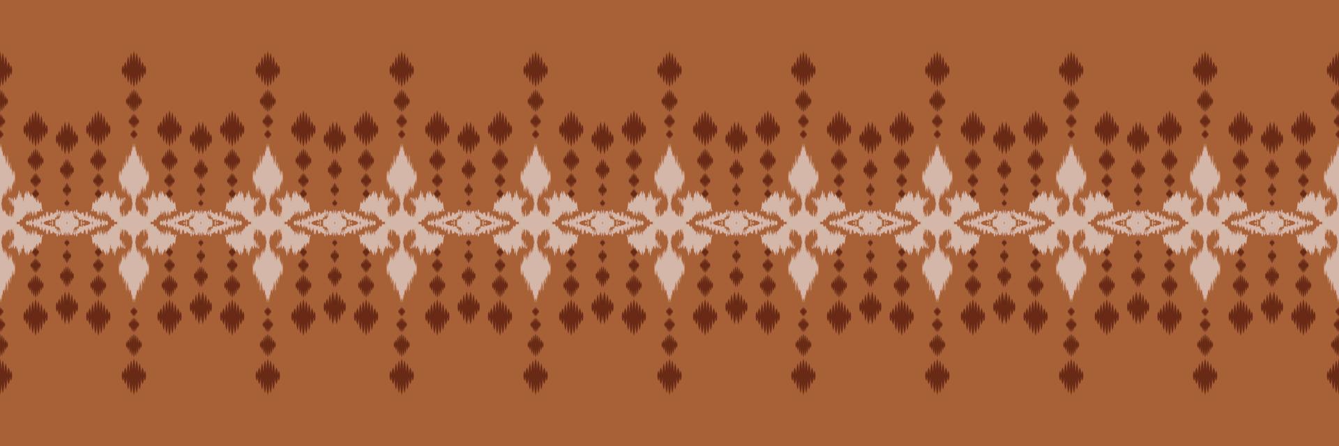 Ikat border tribal African Seamless Pattern. Ethnic Geometric Batik Ikkat Digital vector textile Design for Prints Fabric saree Mughal brush symbol Swaths texture Kurti Kurtis Kurtas